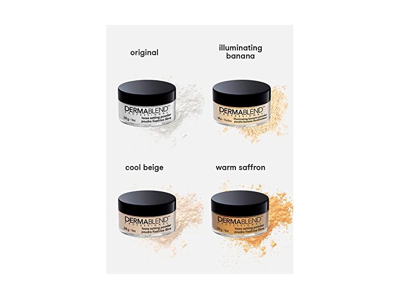 Dermablend Illuminating Banana Powder, Loose Setting Powder, 0.63 Oz.