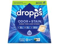 Dropps Odor + Stain Laundry Detergent Pods, Lavender Meadow, 20.31 oz/576 g, 64 Pods - thumbnail 1
