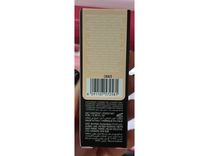 Huda Beauty Fauxfilter Luminous Matte Liquid Concealer, Honey 1.7B, 0.30 fl oz/9 mL