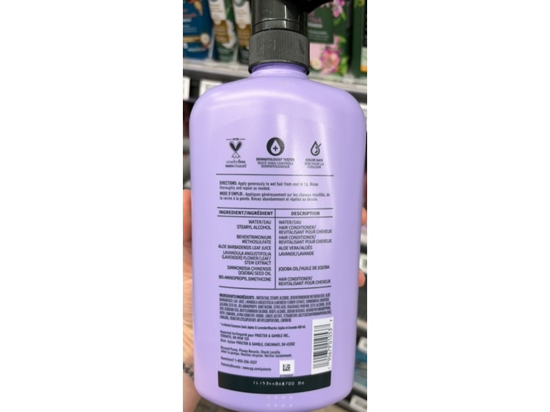 Herbal Essences Curl Boucles Conditioner, Jojoba + Lavender, 33.8 fl oz/1 L