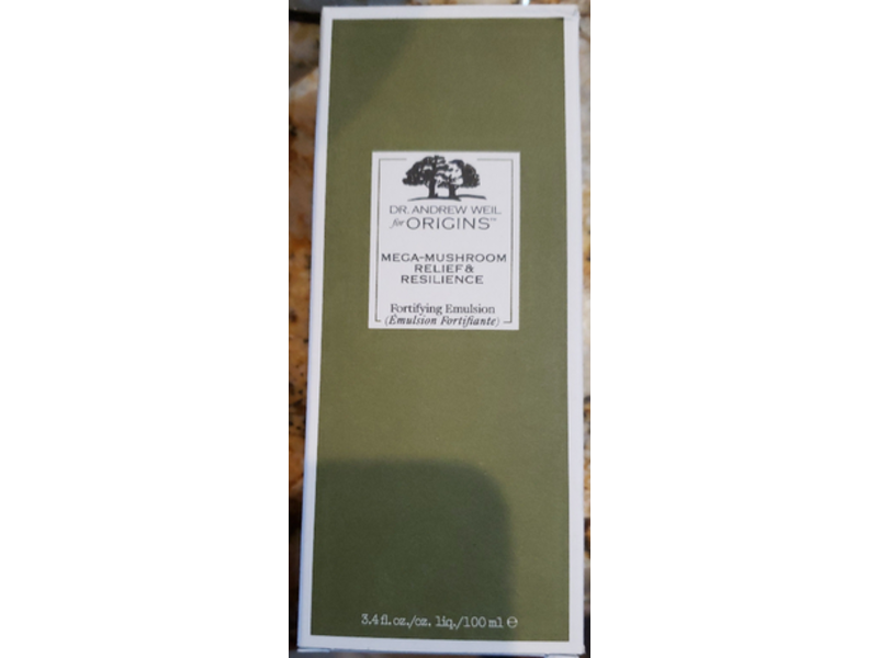 Dr. Andrew Weil For Origins Relief & Resilience Fortifying Emulsion, Mega-Mushroom, 3.4 fl oz/100 mL