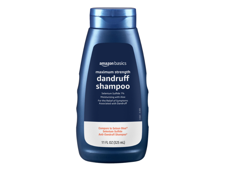Amazon Basics Maximum Strength Dandruff Shampoo, Selenium Sulfide 1%, 11 fl oz/325 mL