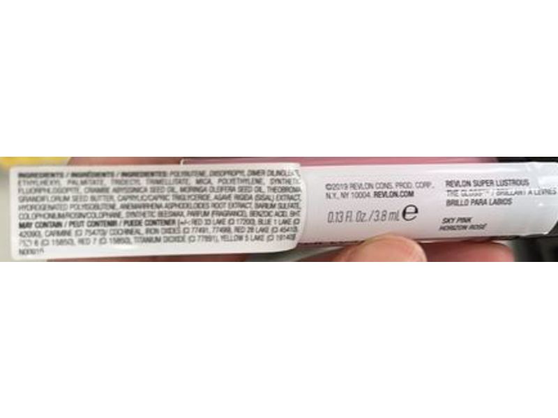 Revlon Super Lustrous Lip Gloss, Pink Sky, 0.13 fl oz/3.8 mL