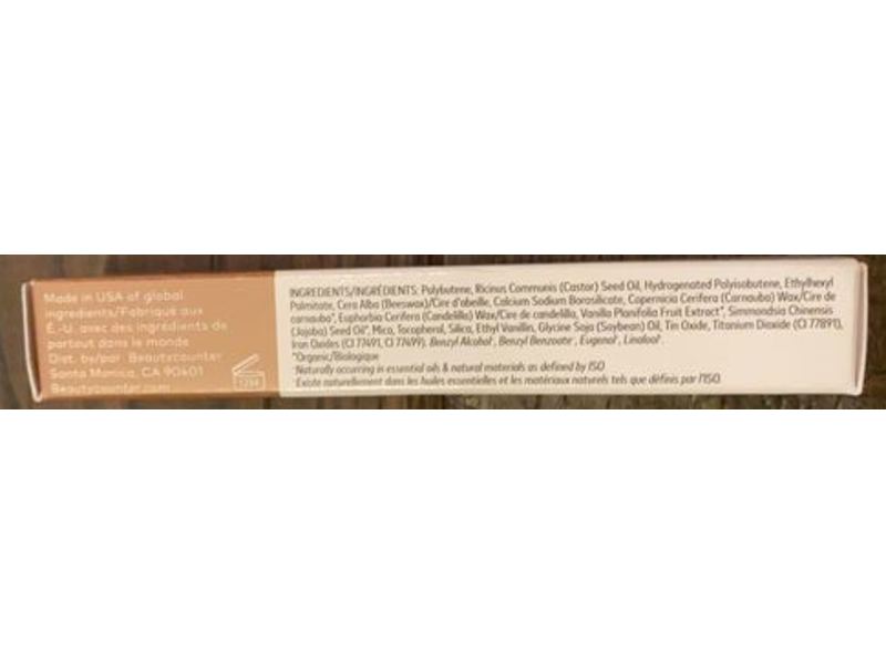 Beautycounter Beyond Gloss, Warm Neutral Shimmer, 0.18 fl oz/5.5 mL