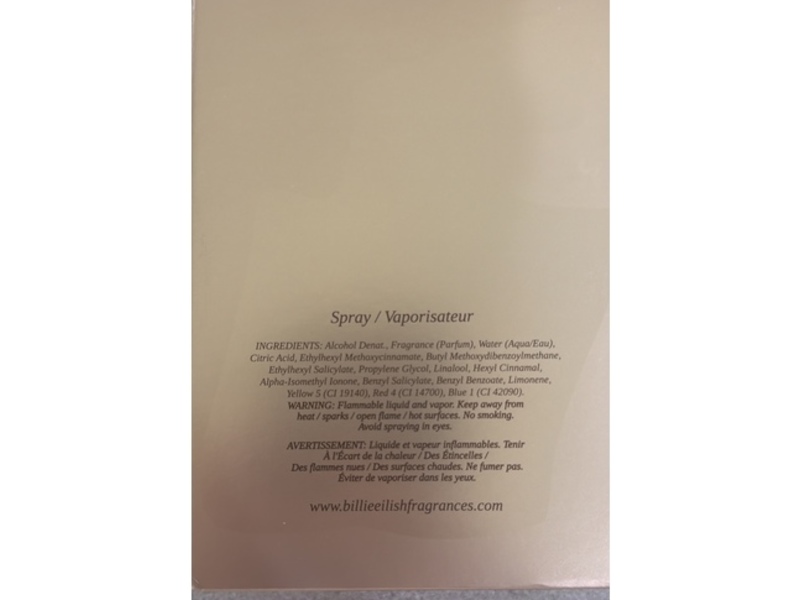 Billie Eilish Eau De Parfum Spray, 3.4 fl oz/100 mL