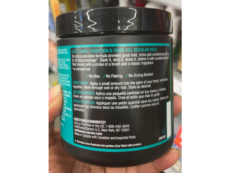 Let's Jam Regular Hold Condition & Shine Gel, 14 oz/397 g