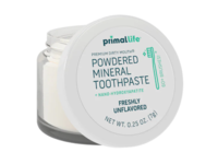 Primal Life Powdered Mineral Toothpaste, Freshly Unflavored, 0.25 oz/7 g - thumbnail 1