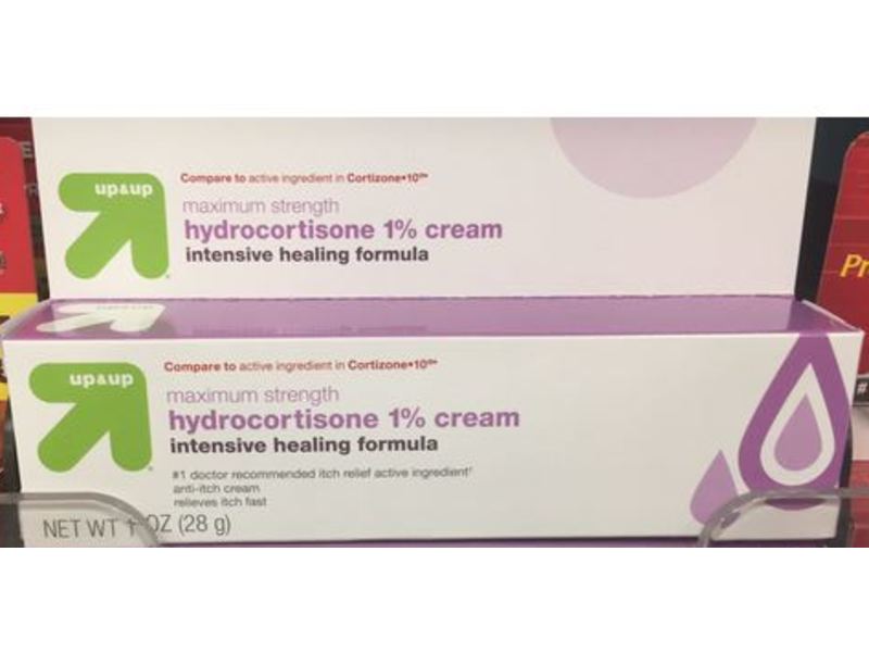 up&up Maximum Strength Hydrocortisone 1% Cream, 1 oz/28 g