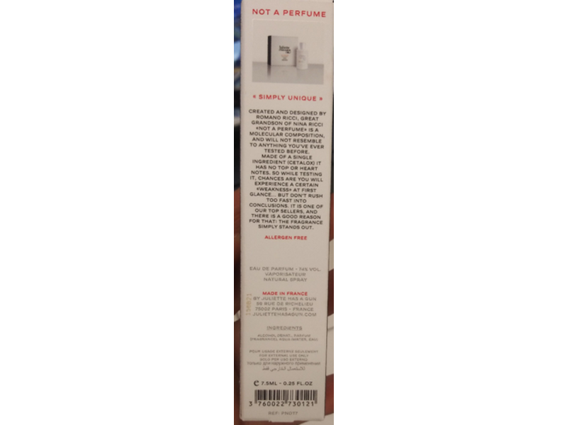 Juliette Has a Gun Not A Perfume 0.25 fl oz/7.5 mL