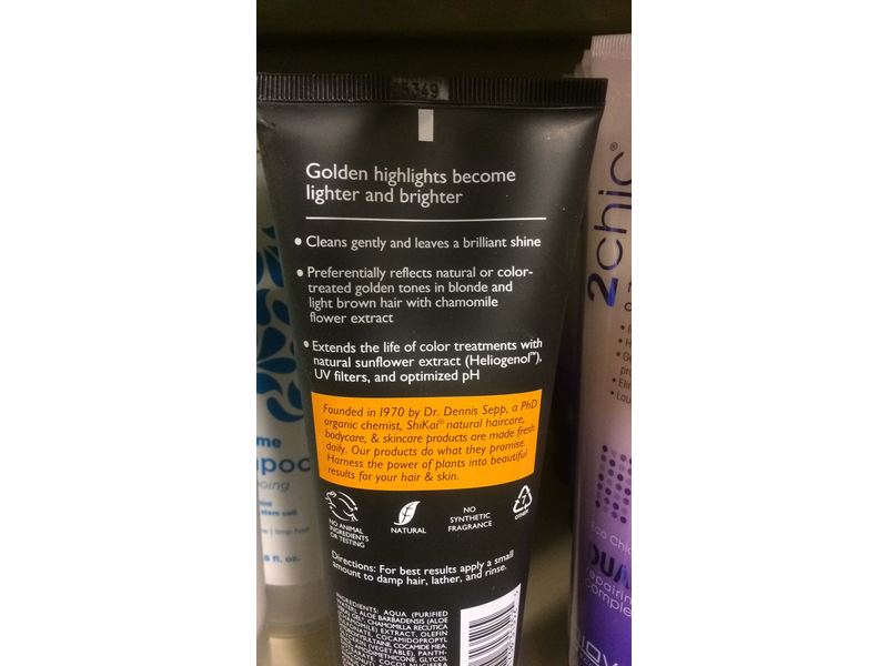 Shikai Color Reflect Shampoo, Gold, 8 fl oz/237 mL