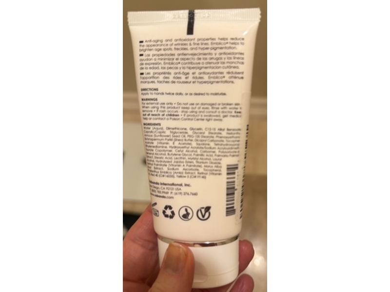 Retinol By Robanda Anti-Aging Hand Cream, Emblica + Retinol, 3 oz/90 mL