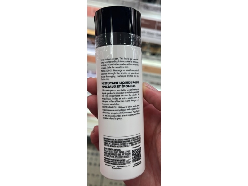 e.l.f. Clean Queen Liquid Brush & Sponge Cleaner, 4.1 fl oz/120 mL