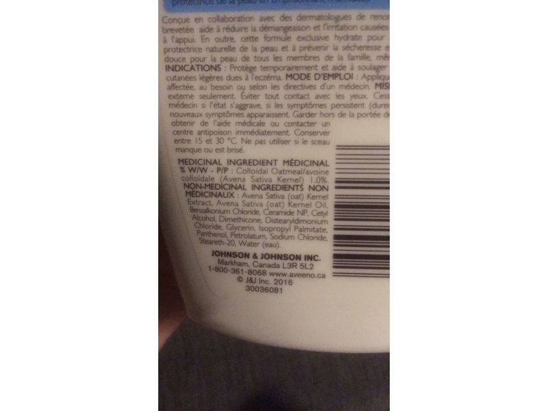 Aveeno Eczema Therapy Moisturizing Cream, 12 oz/354 mL