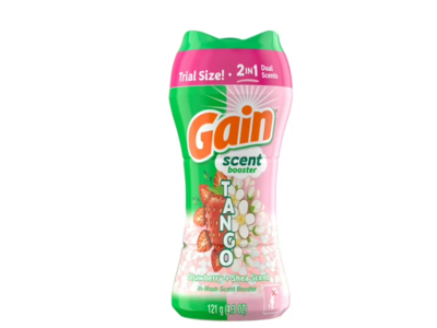 Gain 2 In 1 Tango In-Wash Scent Booster, Strawberry + Shea Scent, 4.3 oz/121 g