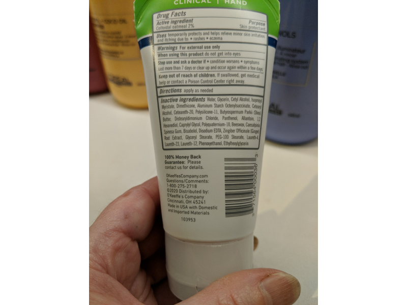 O'Keeffe's Eczema Hand Cream, White, 2 Ounce