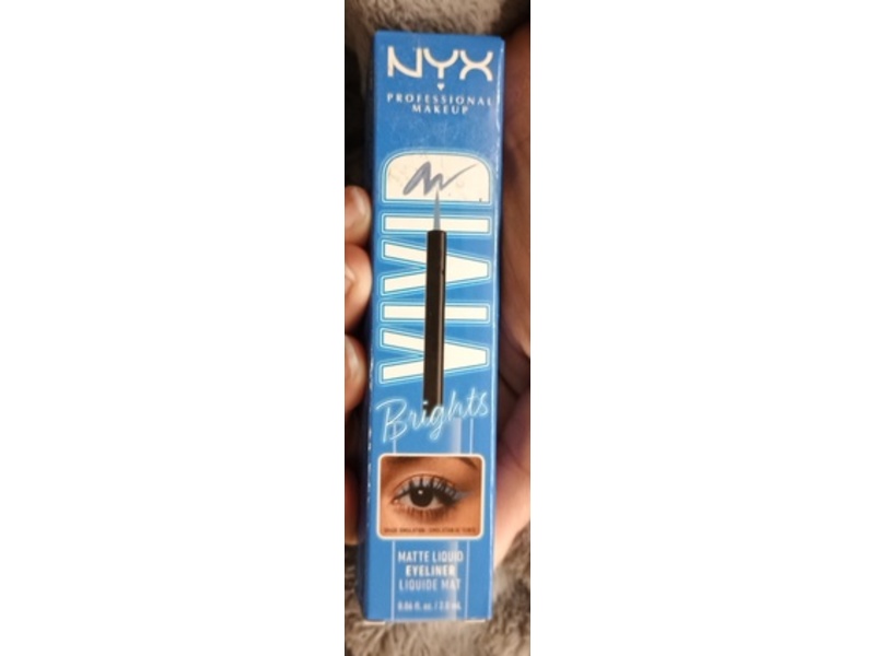 NYX Professional Makeup Vivid Brights Liquid Liner, Cobalt Crush, 0.06 fl oz/2.0 mL