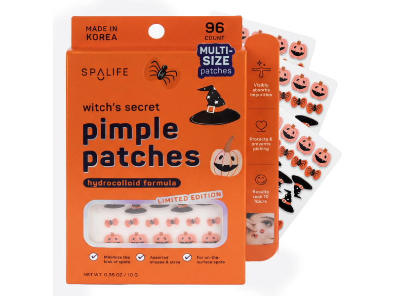 SpaLife Pimple Patches, Witch's Secret, 0.35 oz/10 g