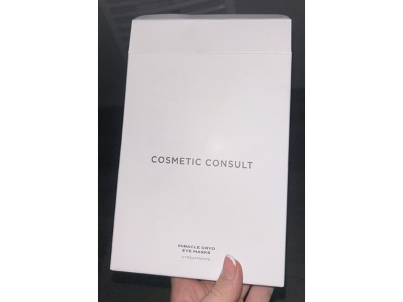 Cosmetic Consult Miracle Cryo Eye Masks, 0.28 oz/8 g, 4 Count