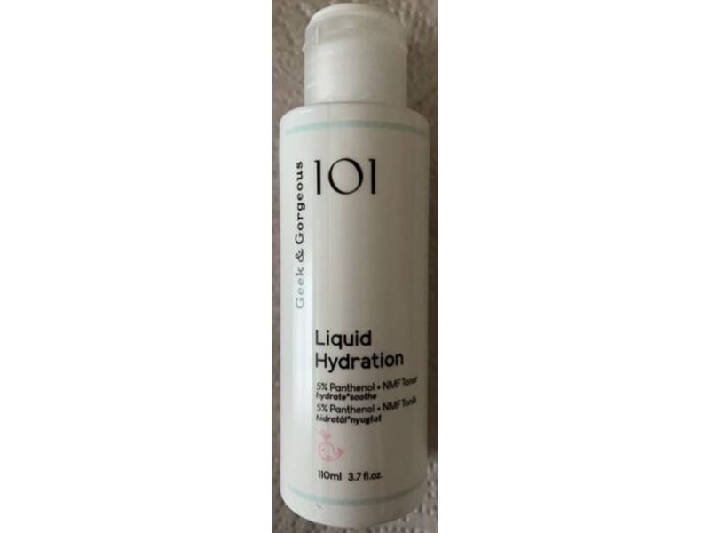 Geek & Gorgeous Liquid Hydration, 101, 3.7 fl oz/110 mL