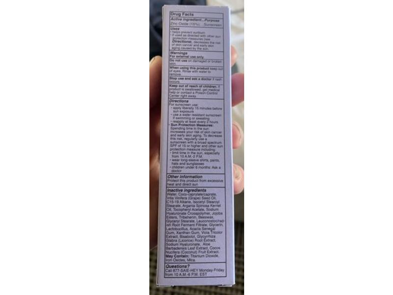 Saie Slip Tinted Moisturizer, SPF 35, Three & Half, 1.35 oz/40 mL