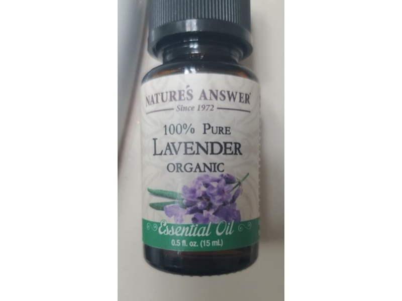 Nature's Answer 100% Essential Oil, Lavender, 0.5 fl oz/15 mL
