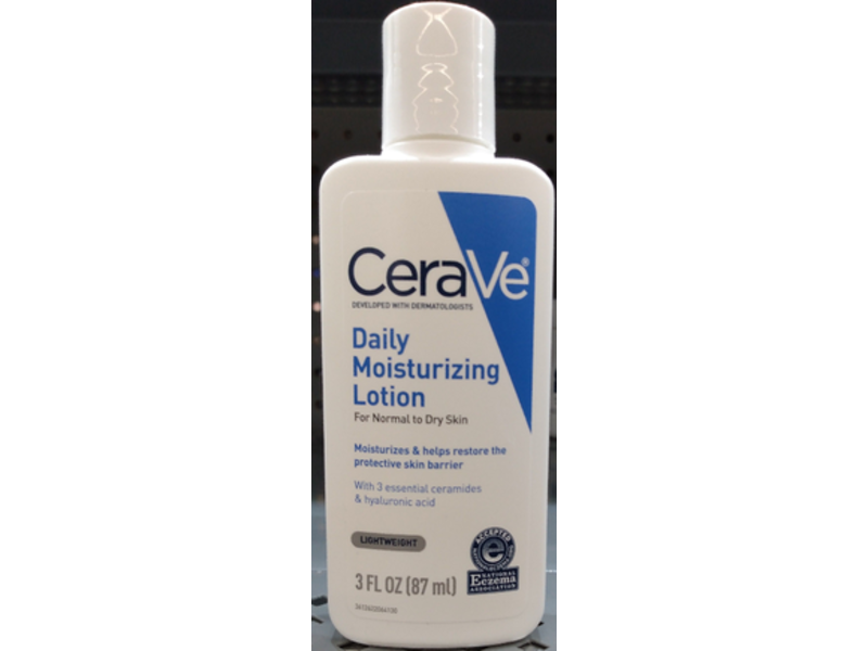 CeraVe Daily Moisturizing Lotion, 3 fl oz / 87 mL