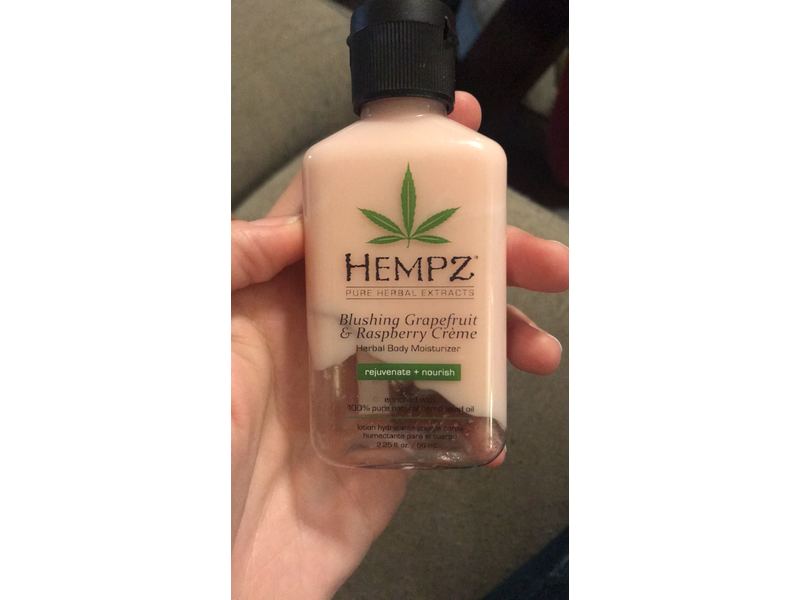 Hempz Blushing Grapefruit & Raspberry Creme Herbal Body Moisturizer Lotion, 2.25 oz