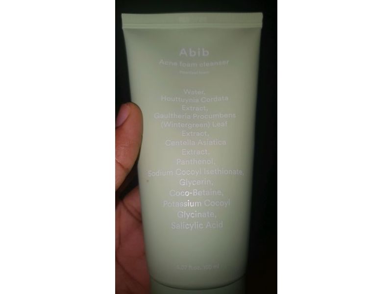 Abib Acne Heartleaf Foam Cleanser, 5.07 fl oz/150 mL