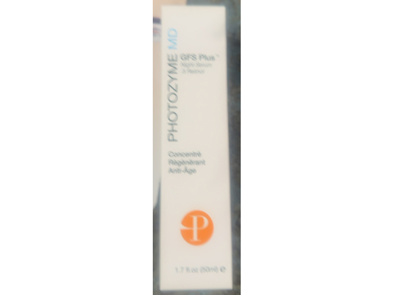 Photozyme Md GFS Plus Anti Aging Night Serum, Retinol, 1.7 fl oz/50 mL