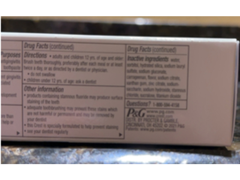 Crest Pro Health Ultra Gum Detoxify Toothpaste, 5.2 oz/147 g