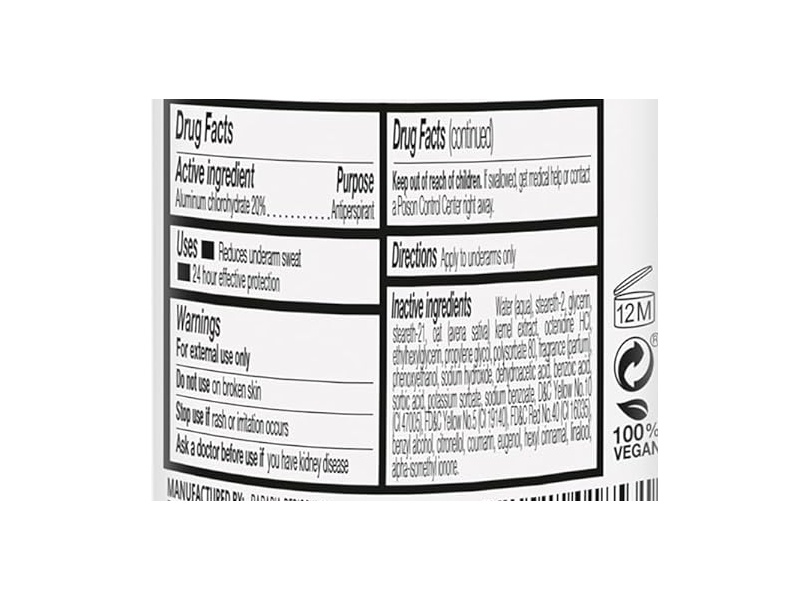 Barbaria Deodorant Antiperspirant, Oat Fresh, 1.7 fl oz/50 mL