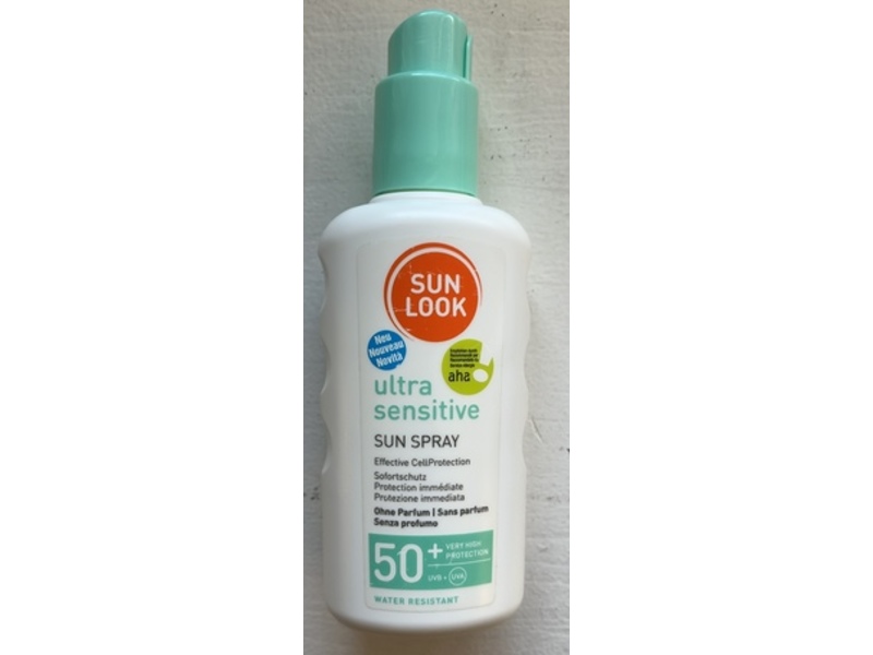 Sunlook Ultra Sensitive Sun Spray, SPF 50 +, 200 mL