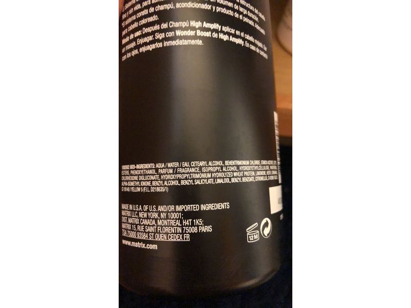 Matrix Total Results High Amplify Conditioner, Volume, 33.8 fl oz/1 L