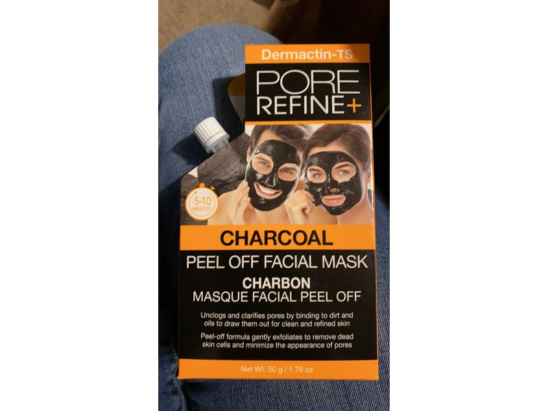 Dermactin-TS Peel Off Facial Mask, Pore Refine and Charcoal, 2 Ounce