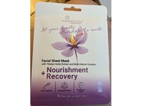 Viabeauty Nourishment + Recovery Facial Sheet Mask, Tibetan Herbs Extract, 22 g, 1 Count - thumbnail 3
