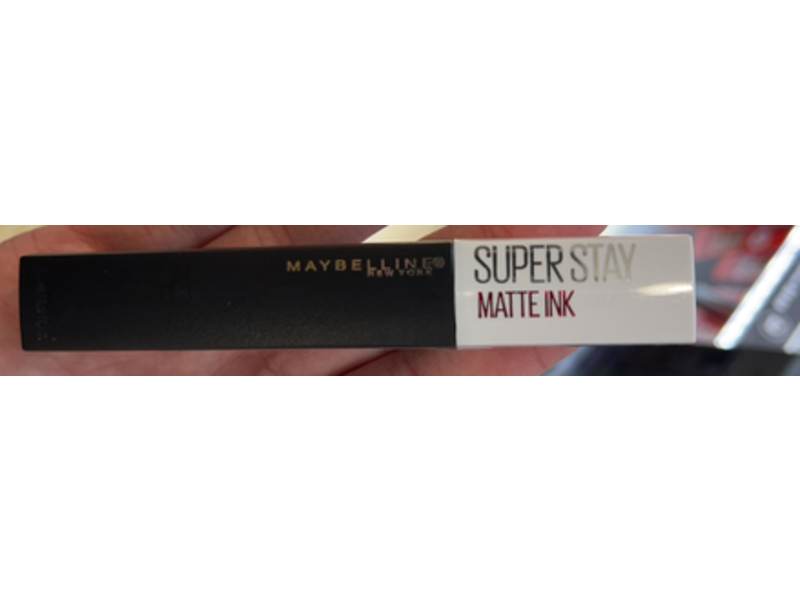 Maybelline New York Super Stay Matte Ink Liquid Lipstick, Thrill Seeker, 0.17 fl oz