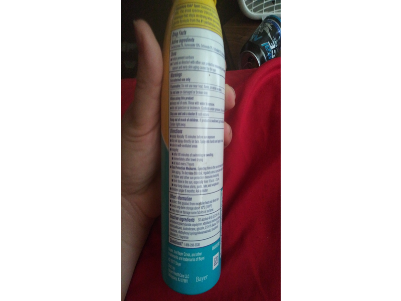 Coppertone Kids Sport Sunscreen Spray , SPF 100, 5.5 oz/156 g