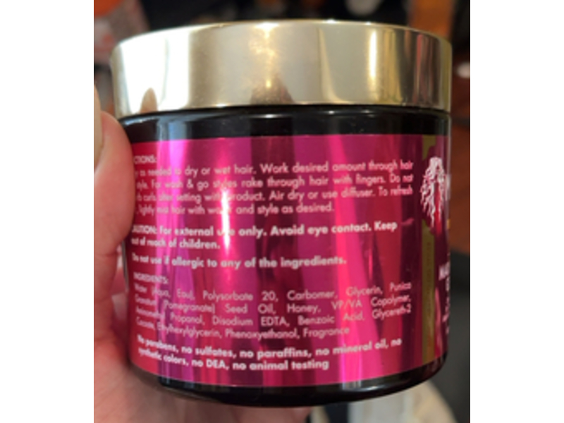 Mielle Maximum Hold Gel Styler, Pomegranate & Honey Blend, 16 oz/454 g