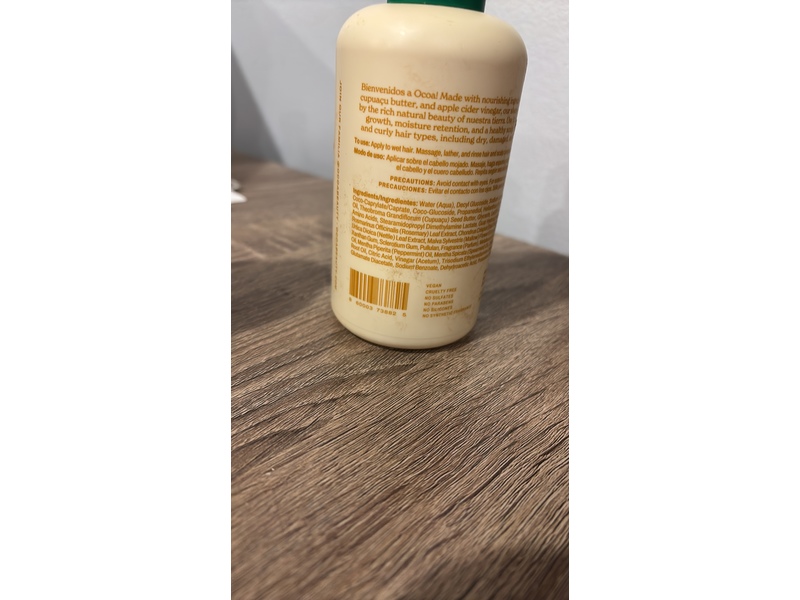 Ocoa Curl Care Shampoo, 10 fl oz/296 mL