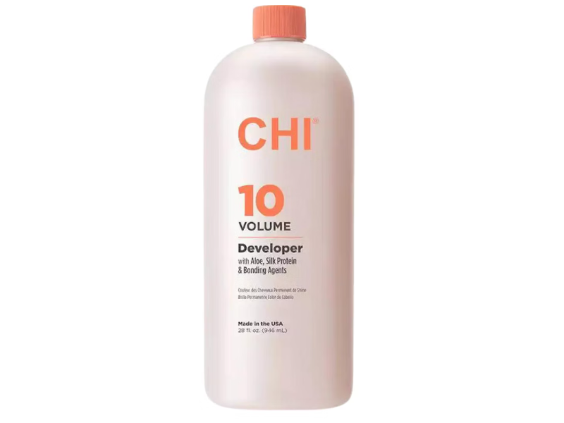 Chi 10 Volume Developer, Aloe Silk Protein & Bonding Agents, 28 fl oz/828 mL