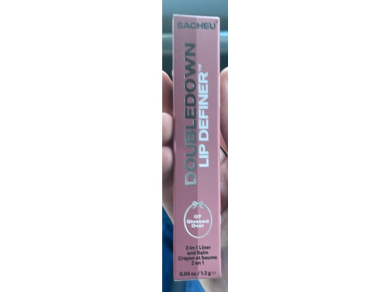 Sacheu Doubledown Lip Definer, Glossed Over, 0.04 oz/1.3 g