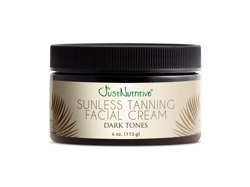 Just Nutritive Sunless Tanning Facial Cream, 4 oz/113 g