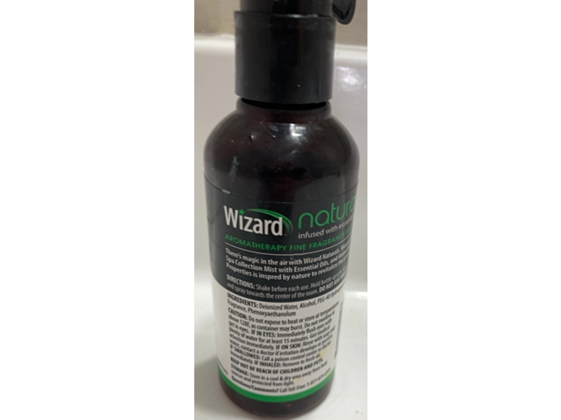 Wizard Naturals Aromatherapy Fine Fragrance Mist, Rosemary & Cinnamon, 3 fl oz/88 mL
