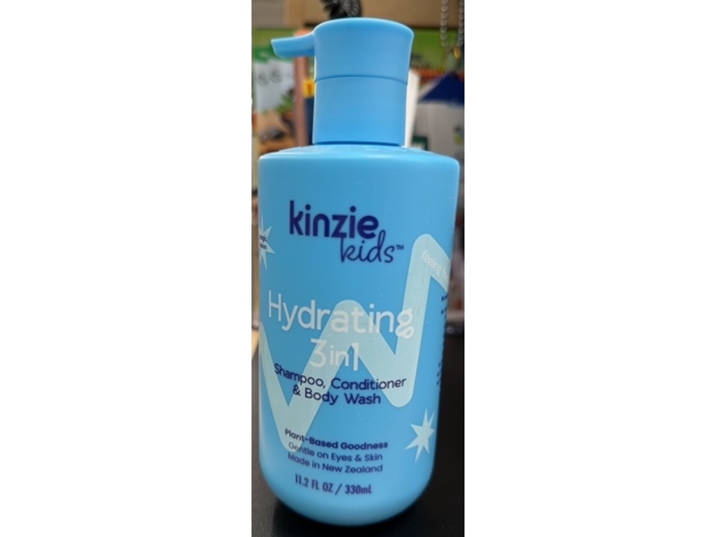 Kinzie Kids Hydrating 3 in 1 Shampoo, Conditioner & Body Wash, 11.2 fl oz/330 mL