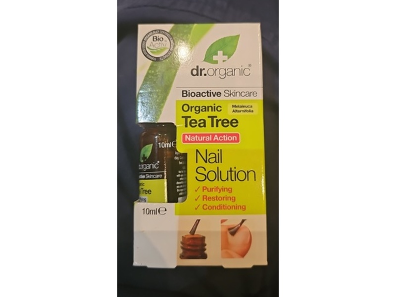 Dr.Organic Bioactive Skincare Nail Solution, Organic Tea Tree, 10 mL