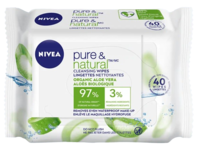 Nivea Pure & Natural Cleansing Wipes, 40 Count - Image 2