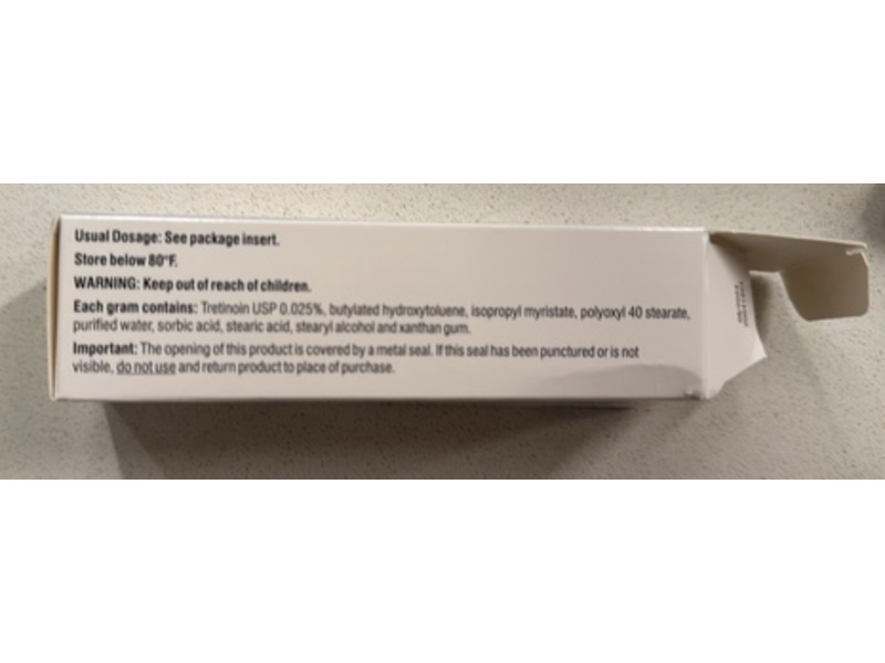 Tretinoin Cream 0.025%, 20 g, Alembic (Rx)