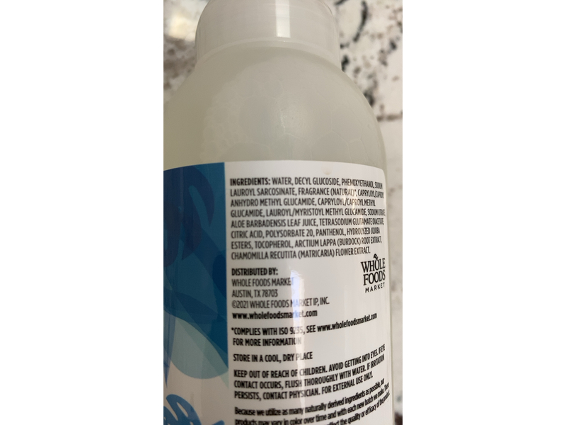 365 Whole Foods Market Scented Hand Soap, Foaming Sandalwood Coast, 12 fl oz/255 mL