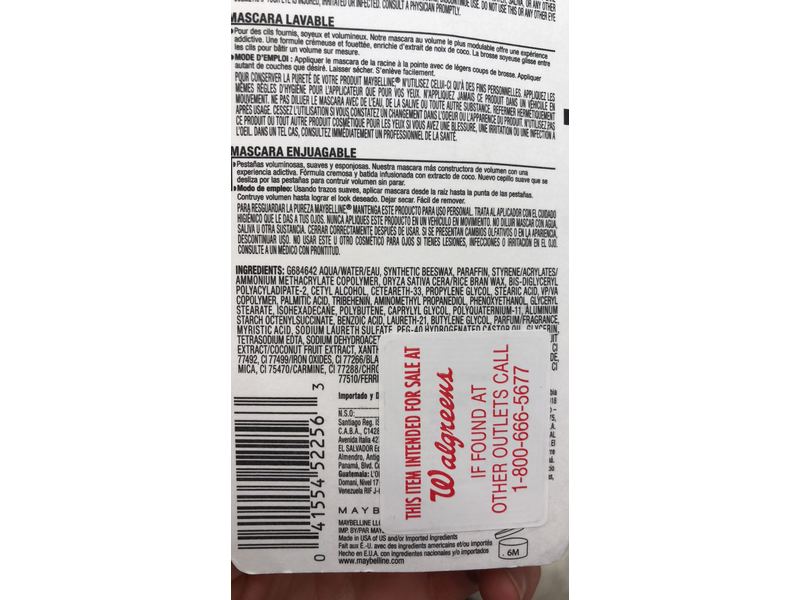 Maybelline New York Total Temptation Mascara, 602 Very Black, 0.27 fl oz