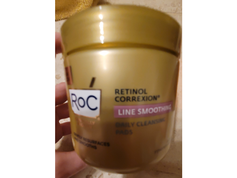 Roc Retinol Correxion Daily Cleansing Pads, Line Smoothing, 28 Count